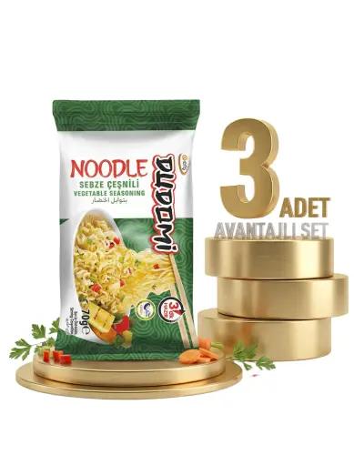 Dudomi Sebze Çeşnili Noodle 3x70 Gr - Dudomi