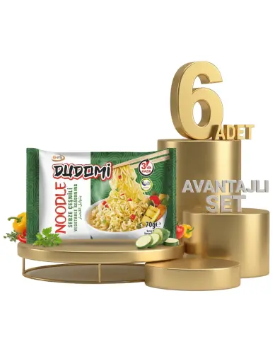 Dudomi Sebze Çeşnili Noodle 6x70 Gr - Dudomi