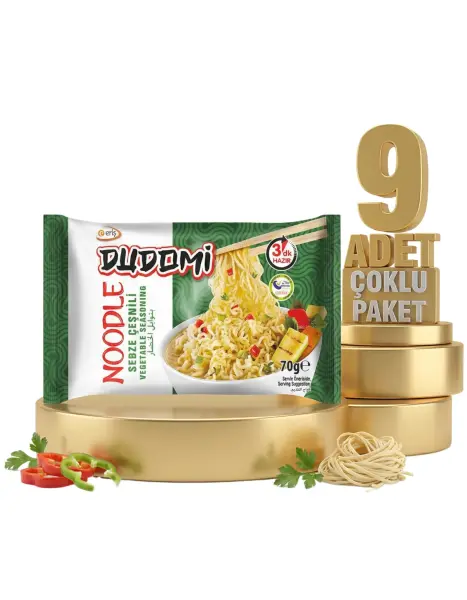 Dudomi Sebze Çeşnili Noodle 9x70 Gr - 1