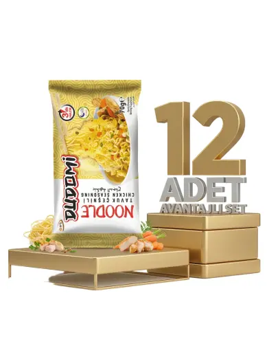Dudomi Tavuk Çeşnili Noodle 12x70 Gr - Dudomi