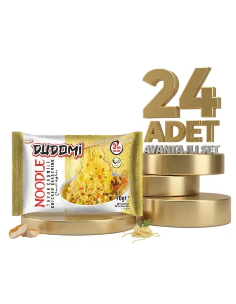 Dudomi Tavuk Çeşnili Noodle 24x70 Gr - 1