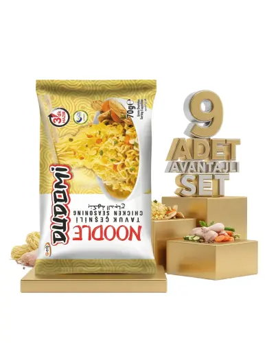 Dudomi Tavuk Çeşnili Noodle 9x70 Gr - Dudomi