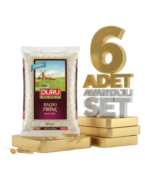 Duru Baldo Pirinç 6x1 Kg - 1