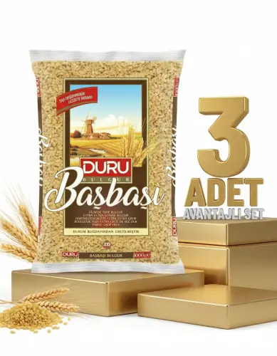 Duru Başbaşı Bulgur 3x1 Kg - Duru