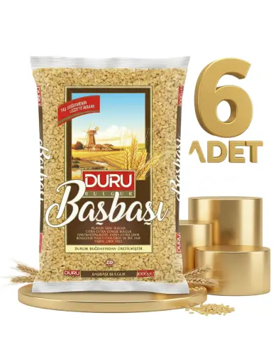 Duru Başbaşı Bulgur 6x1 Kg - Duru