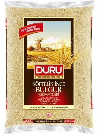 Duru Çiğ Köftelik Bulgur 1 Kg - Duru