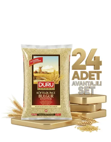 Duru Çiğ Köftelik Bulgur 24x1 Kg - 1