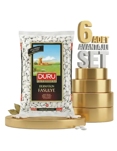 Duru Dermason Fasulye 6x1 Kg - 1