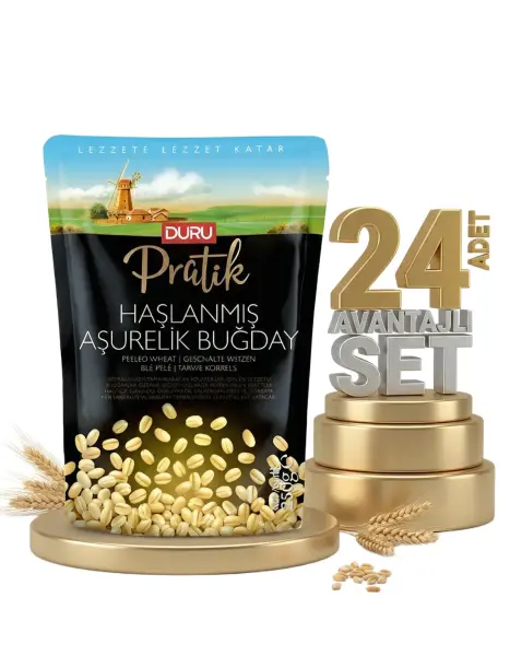 Duru Haşlanmış Aşurelik Buğday 24x250 Gr - 1