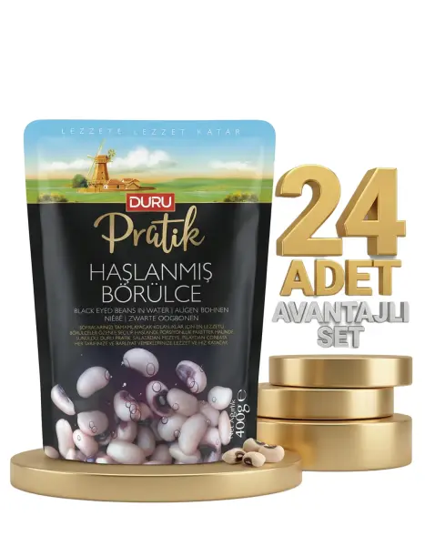 Duru Haşlanmış Börülce 24x400 Gr - 1