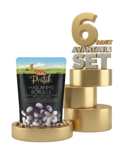 Duru Haşlanmış Börülce 6x400 Gr - 1