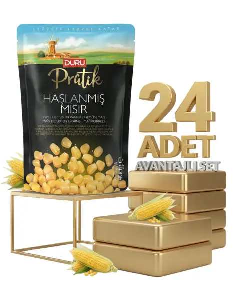 Duru Haşlanmış Mısır 24x400 Gr - 1