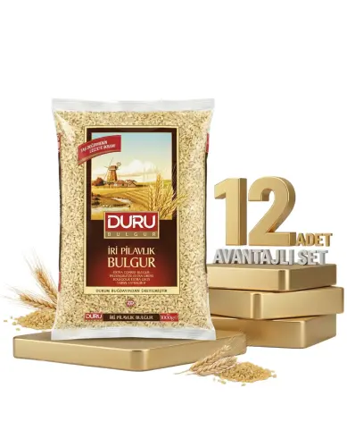 Duru İri Bulgur 12x1 Kg - Duru