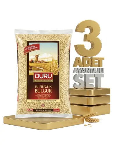 Duru İri Bulgur 3x1 Kg - Duru