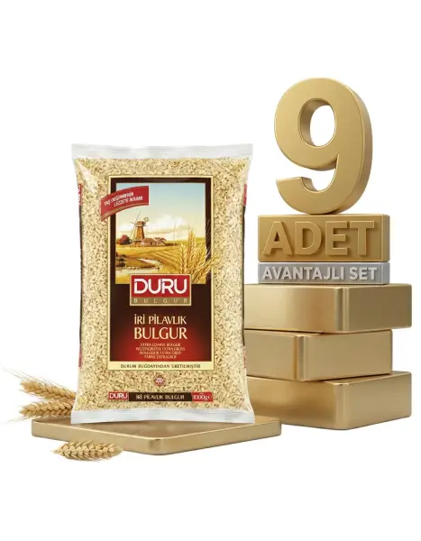 Duru İri Bulgur 9x1 Kg - 1