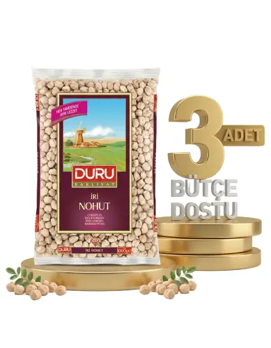 Duru İri Nohut 3x1 Kg - Duru