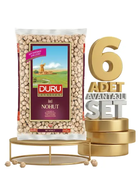 Duru İri Nohut 6x1 Kg - 1