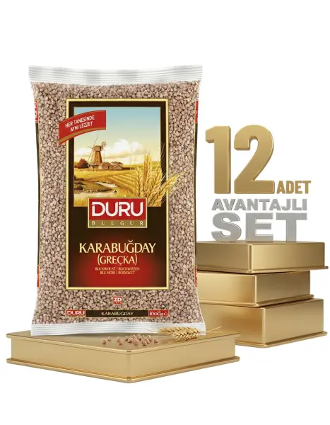 Duru Karabuğday(greçka) 12x1 Kg - 1