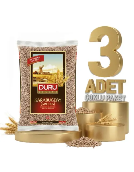 Duru Karabuğday(greçka) 3x1 Kg - 1
