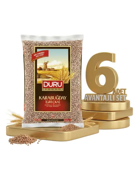 Duru Karabuğday(greçka) 6x1 Kg - 1