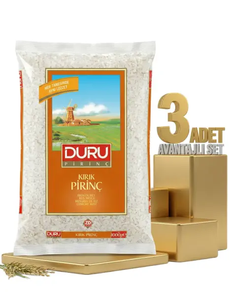 Duru Kırık Pirinç 3x1 Kg - 1
