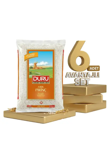 Duru Kırık Pirinç 6x1 Kg - 1