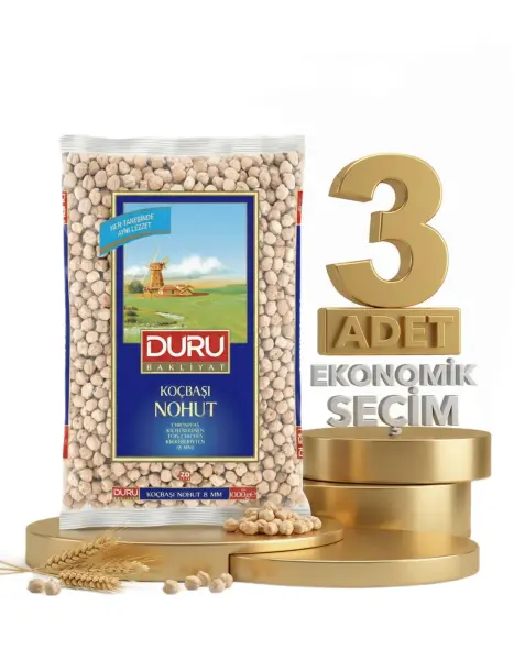 Duru Koçbaşı Nohut 8 Mm 3x1 Kg - 1