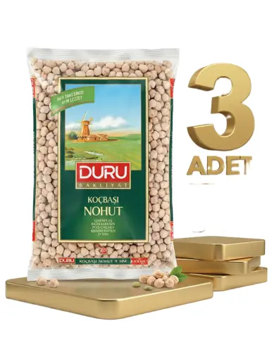 Duru Koçbaşı Nohut 9 Mm 3x1 Kg - Duru