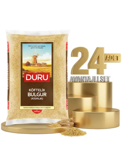 Duru Köftelik Bulgur 24x2 Kg - 1