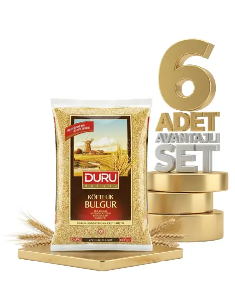 Duru Köftelik Bulgur 6x1 Kg - 1