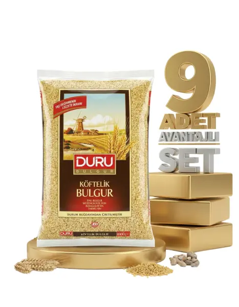 Duru Köftelik Bulgur 9x1 Kg - 1