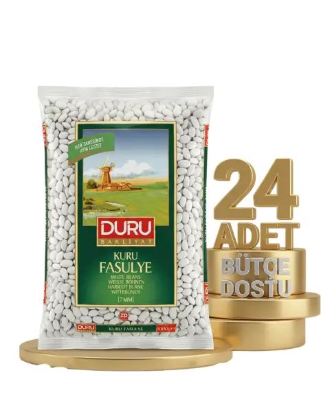 Duru Kuru Fasulye 7 Mm 24x1 Kg - 1