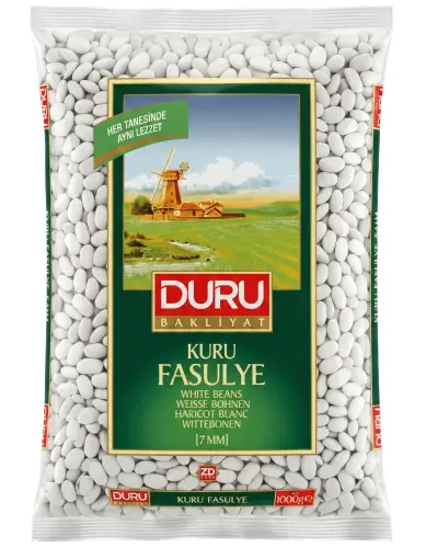 Duru Kuru Fasulye 7mm 1 Kg - Duru
