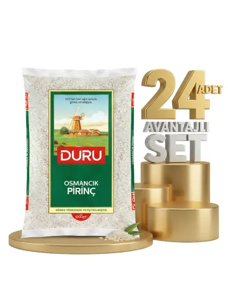 Duru Osmancık Pilavlık Prinç 24x2 Kg - 1