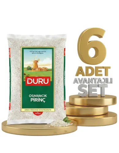 Duru Osmancık Pilavlık Prinç 6x2 Kg - Duru