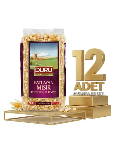 Duru Patlayan Mısır 12x500 Gr - Duru
