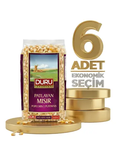 Duru Patlayan Mısır 6x500 Gr - Duru