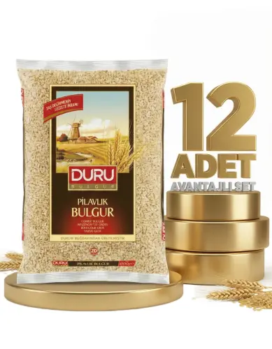 Duru Pilavlık Bulgur 12x1 Kg - Duru