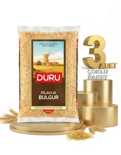 Duru Pilavlık Bulgur 3x2 Kg - 1