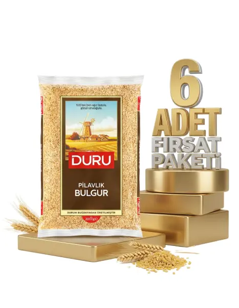 Duru Pilavlık Bulgur 6x2 Kg - 1