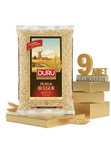 Duru Pilavlık Bulgur 9x1 Kg - Duru
