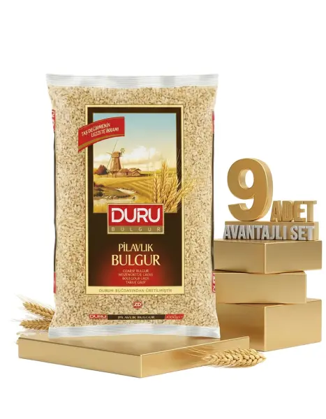 Duru Pilavlık Bulgur 9x1 Kg - 1