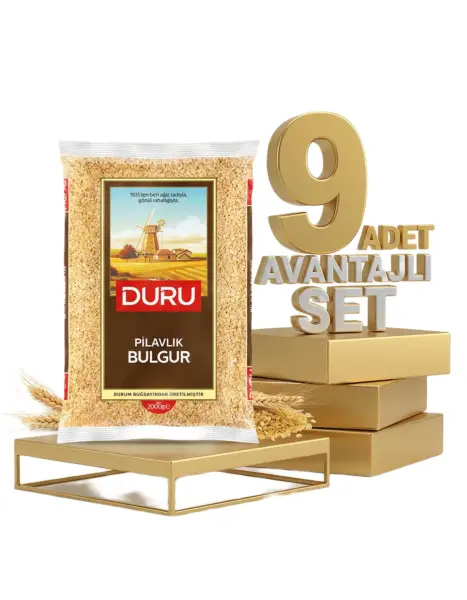 Duru Pilavlık Bulgur 9x2 Kg - 1