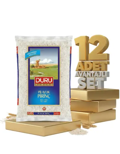Duru Pilavlık Prinç 12x1 Kg - Duru