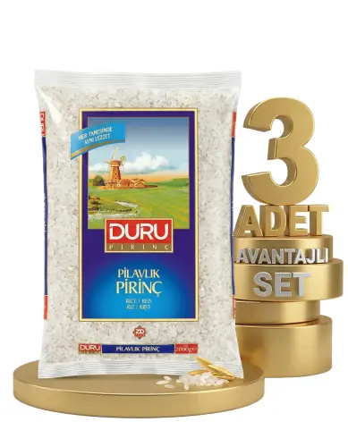 Duru Pilavlık Prinç 3x2 Kg - Duru