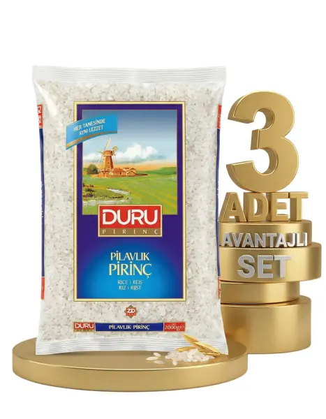 Duru Pilavlık Prinç 3x2 Kg - 1
