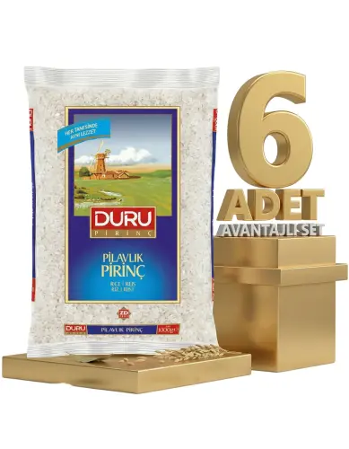 Duru Pilavlık Prinç 6x1 Kg - Duru