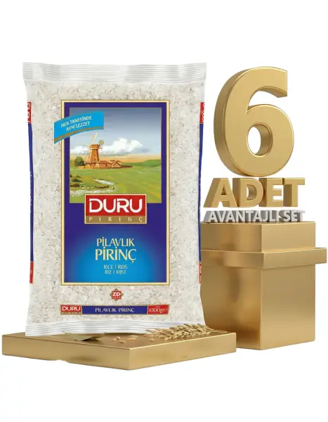 Duru Pilavlık Prinç 6x1 Kg - 1
