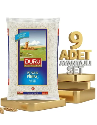 Duru Pilavlık Prinç 9x1 Kg - Duru