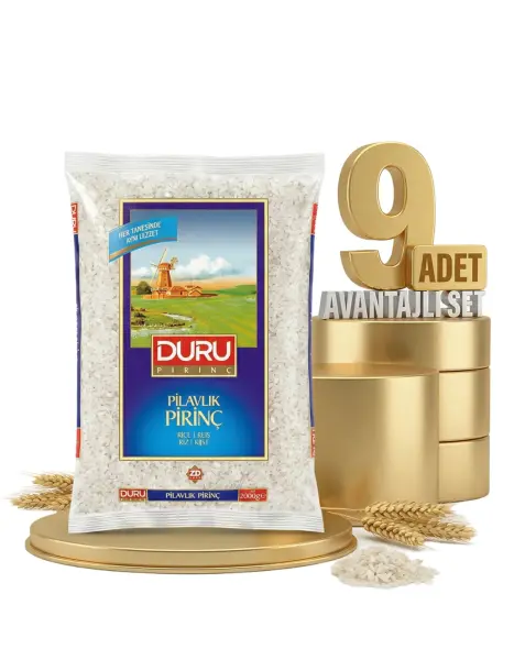 Duru Pilavlık Prinç 9x2 Kg - 1